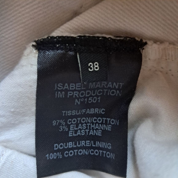 Isabel Marant Womens Rare Jeans Skinny Low Rise Pink Patchwork Print Sz 37 EUC - Picture 10 of 11